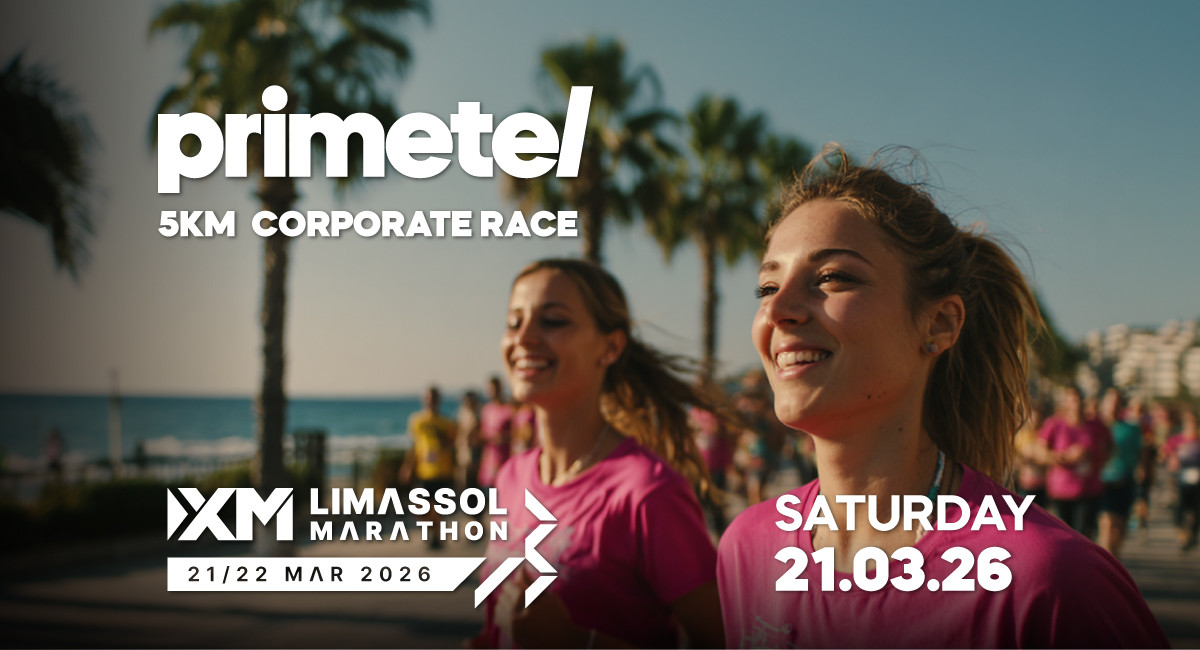 Let’s RUN! The Primetel Corporate 5KM Race returns triumphantly to the XM Limassol Marathon.
